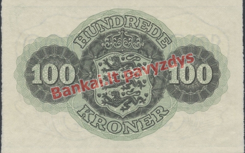 100 Kronų banknoto galinė pusė