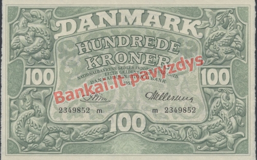 100 Kronų banknoto priekinė pusė