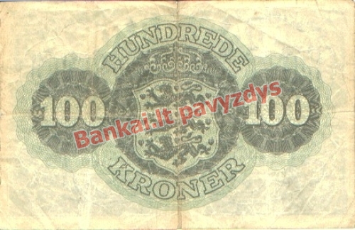 100 Kronų banknoto galinė pusė