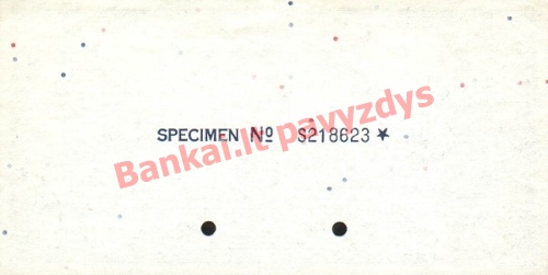 500 Dolerių banknoto galinė pusė