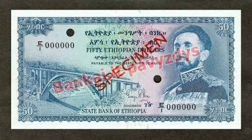 50 Dolerių banknoto priekinė pusė