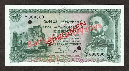 500 Dolerių banknoto priekinė pusė