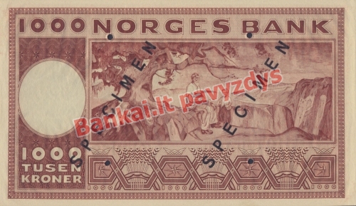 100 Kronų banknoto galinė pusė