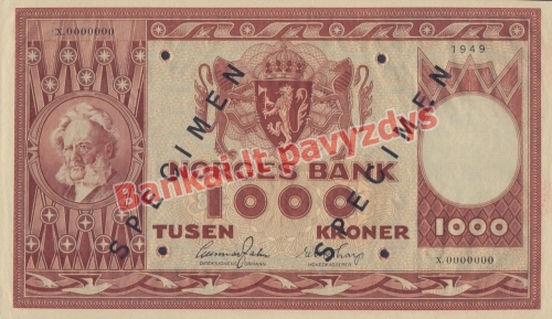 100 Kronų banknoto priekinė pusė