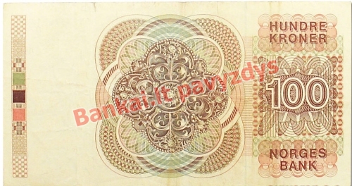 100 Kronų banknoto galinė pusė