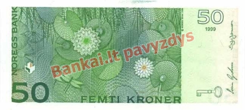 50 Kronų banknoto galinė pusė