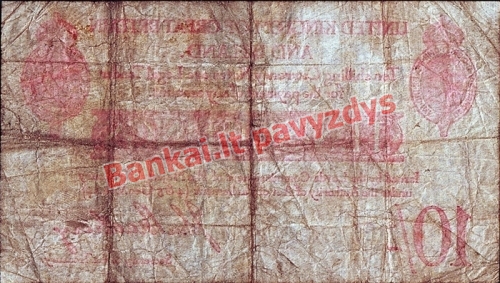 10 Šilingų banknoto galinė pusė