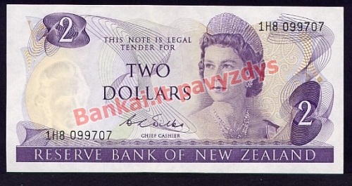 2 Dolerių banknoto priekinė pusė
