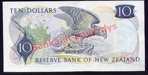 10 Dolerių banknoto galinė pusė