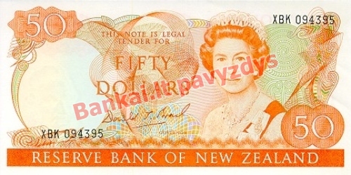 50 Dolerių banknoto priekinė pusė