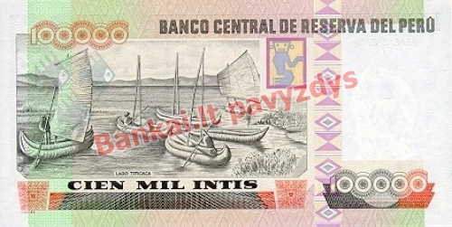 100000 Inčių banknoto galinė pusė