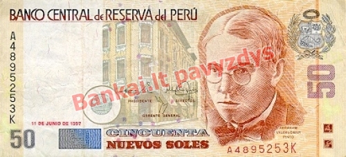 50 Nuevos  banknoto priekinė pusė