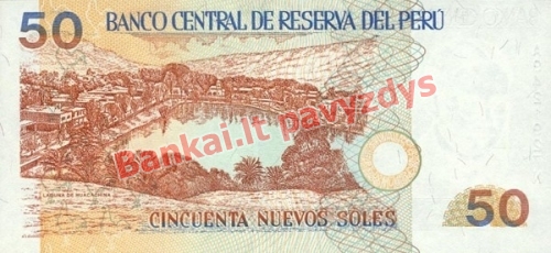 50 Nuevos  banknoto galinė pusė