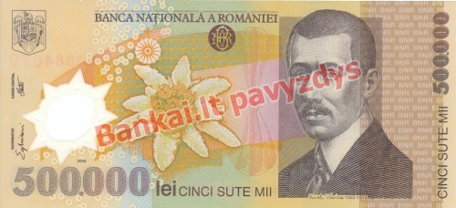 500000 Lėjų banknoto priekinė pusė