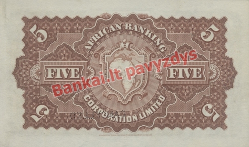 5 Svarų banknoto galinė pusė