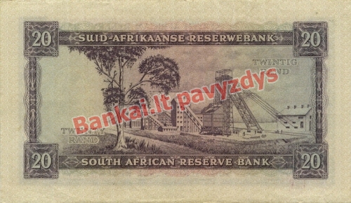 20 Randų banknoto galinė pusė