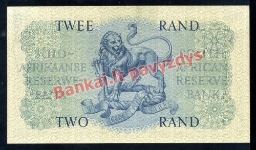2 Randų banknoto galinė pusė