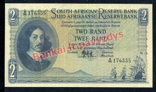 2 Randų banknoto priekinė pusė
