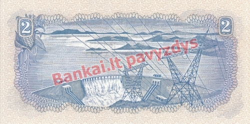 2 Randų banknoto galinė pusė