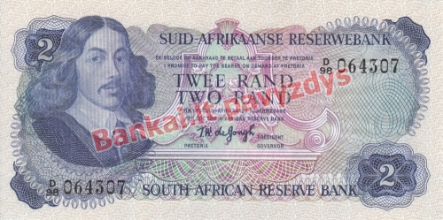 2 Randų banknoto priekinė pusė
