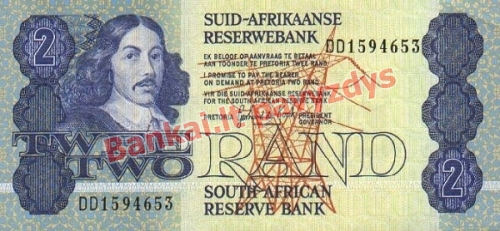 2 Randų banknoto priekinė pusė
