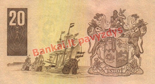 20 Randų banknoto galinė pusė