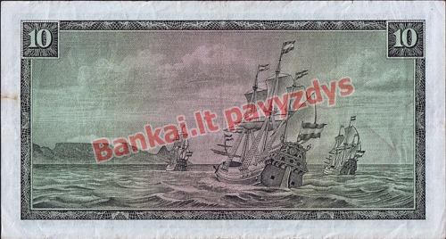 10 Randų banknoto galinė pusė