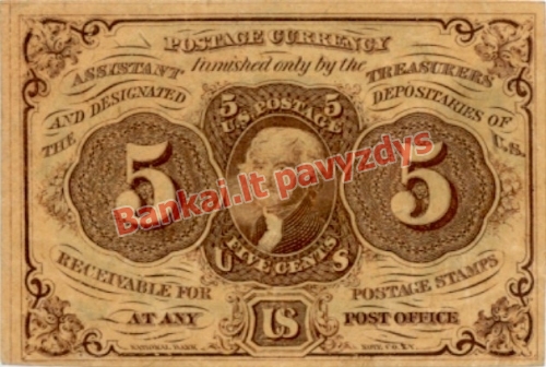 5 Centų banknoto priekinė pusė