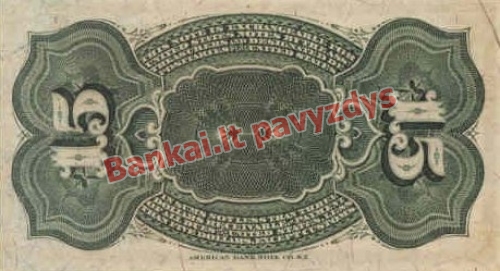 15 Centų banknoto galinė pusė