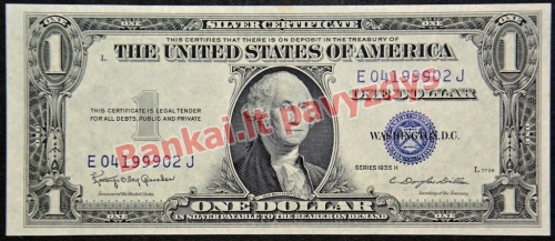 1 Dolerio banknoto priekinė pusė