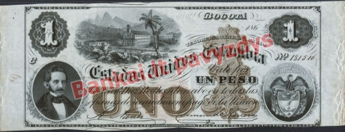 1 Peso banknoto priekinė pusė