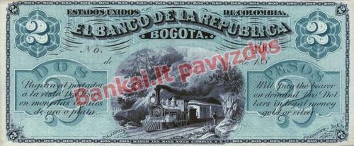 2 Pesų banknoto priekinė pusė