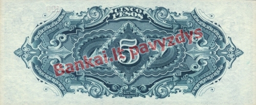 5 Pesų banknoto galinė pusė