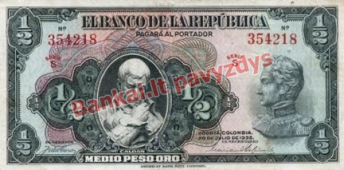 12 Peso banknoto priekinė pusė
