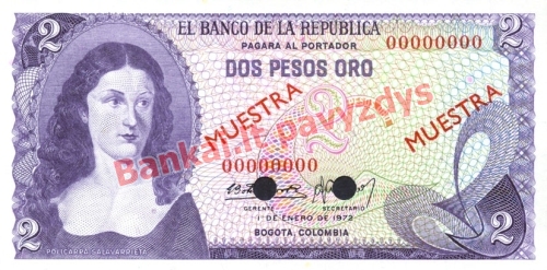 2 Pesų banknoto priekinė pusė
