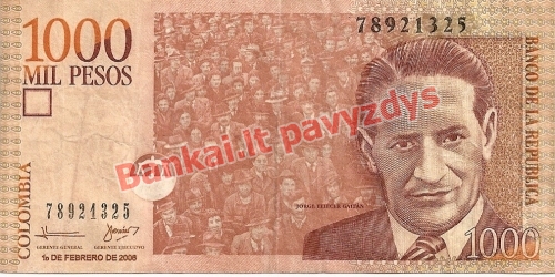 1000 Pesų banknoto priekinė pusė
