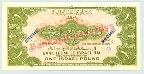 1 Svaro banknoto galinė pusė