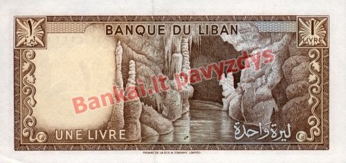 1 Livro banknoto galinė pusė