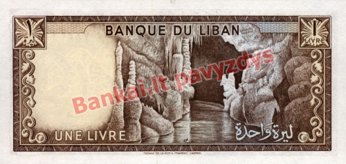 1 Livro banknoto galinė pusė