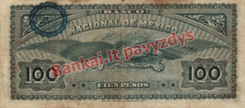 100 Pesų banknoto galinė pusė