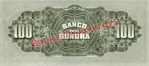 100 Pesų banknoto galinė pusė