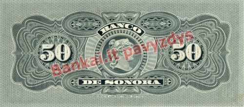 50 Pesų banknoto galinė pusė