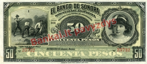 50 Pesų banknoto priekinė pusė