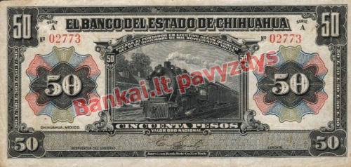 50 Pesų banknoto priekinė pusė