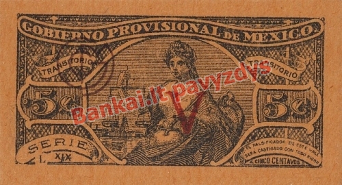 5 Centavų banknoto priekinė pusė