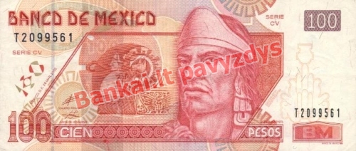 200 Pesų banknoto priekinė pusė