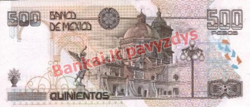 500 Pesų banknoto galinė pusė