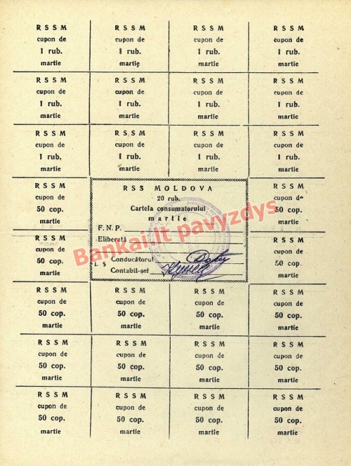 20 Rublių banknoto priekinė pusė