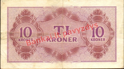 10 Kronų banknoto galinė pusė