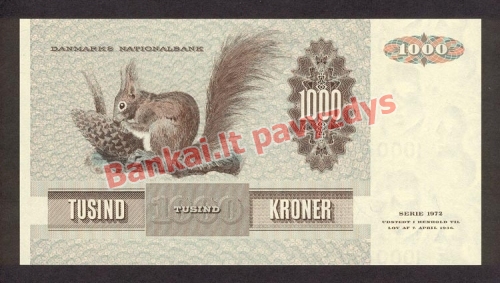 1000 Kronų banknoto galinė pusė